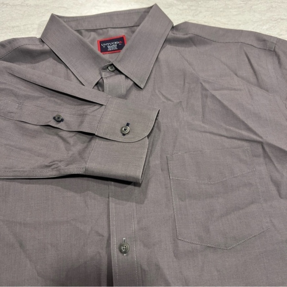 UNTUCKit‎ Men's Longsleeve, Large Check Pattern - XXL